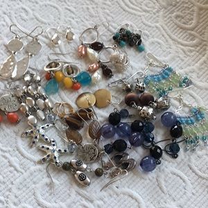 17 pairs of earrings
